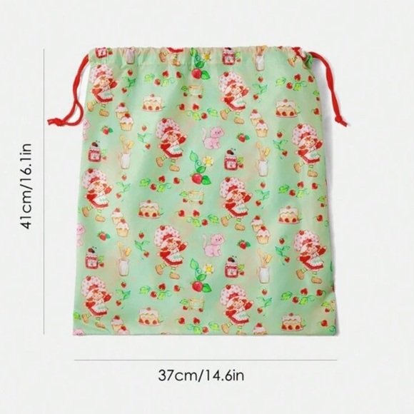 Strawberry Shortcake Drawstring Backpack - Picture 5 of 6